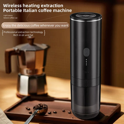 Electric Portable Coffee Machine Capsule Ground Coffee Brewer Suitable for Coffee Powder and Coffee Capsule - Coffee Maker